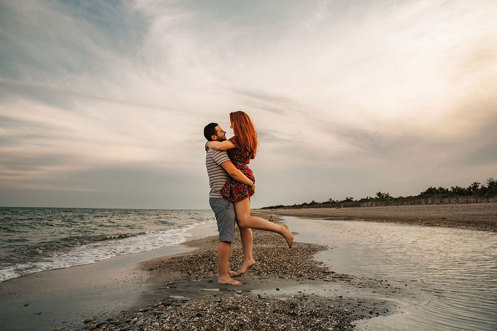 Séance Photo De Couple à La Plage Audrey Coppee 